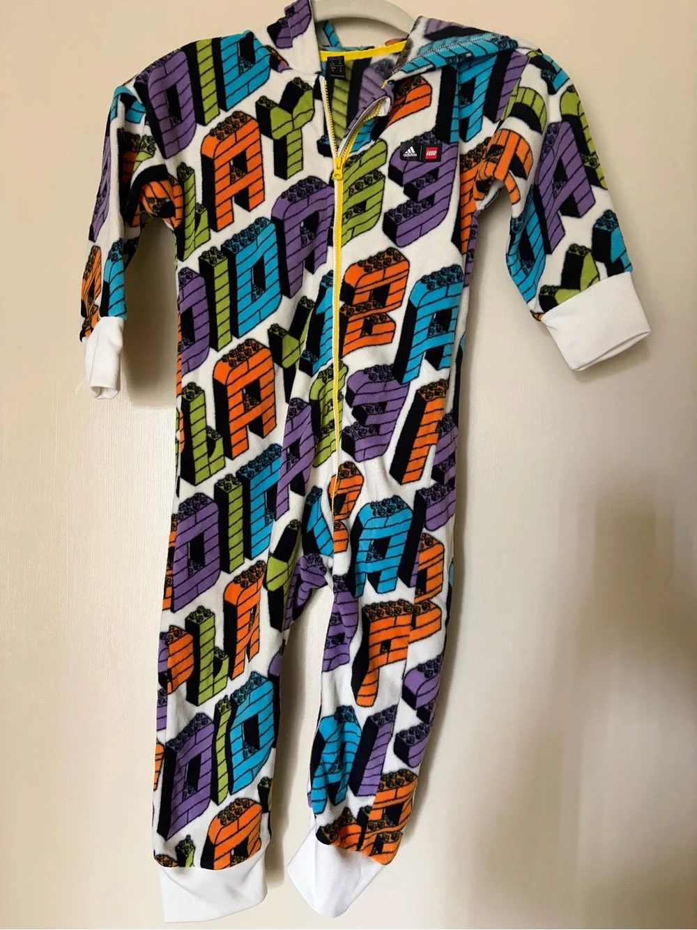 adidas X classic Lego fleece Zip-Up Onesie
